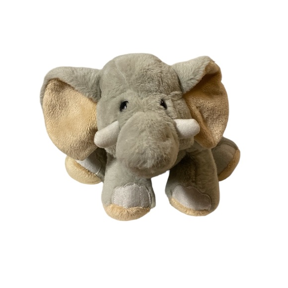 GANZ Webkinz Velvety Elephant Plush 6 inch Grey Stuffed Animal Toy - Picture 1 of 11